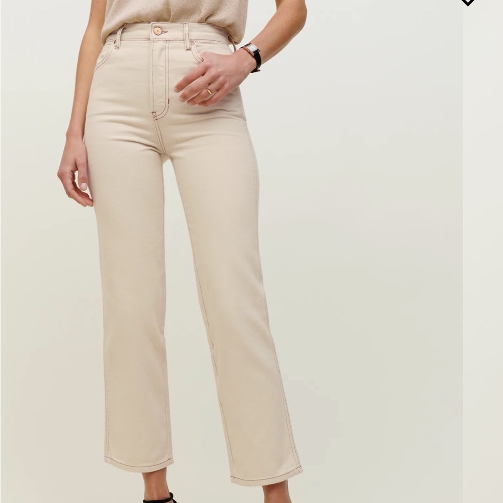 Reformation Cowboy High Rise Straight Jeans